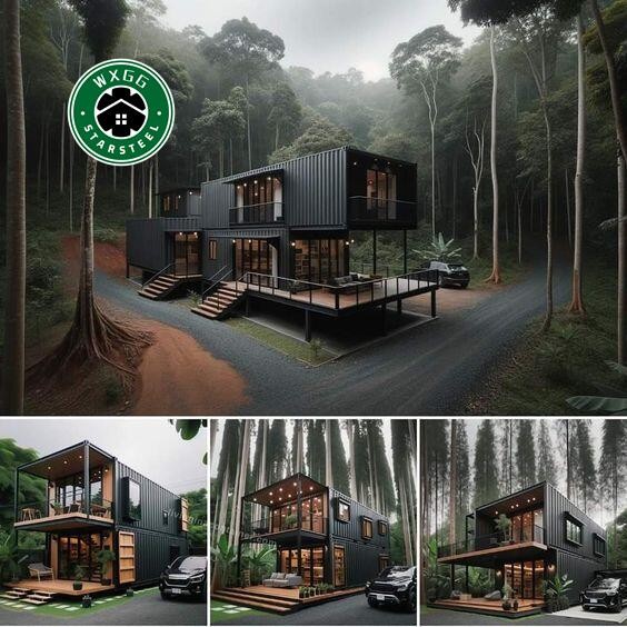 Retrofit high-end container houses