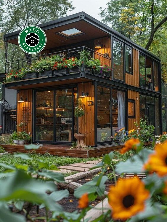 Retrofit high-end container houses