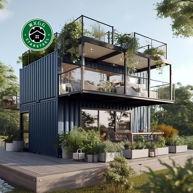 Retrofit high-end container houses