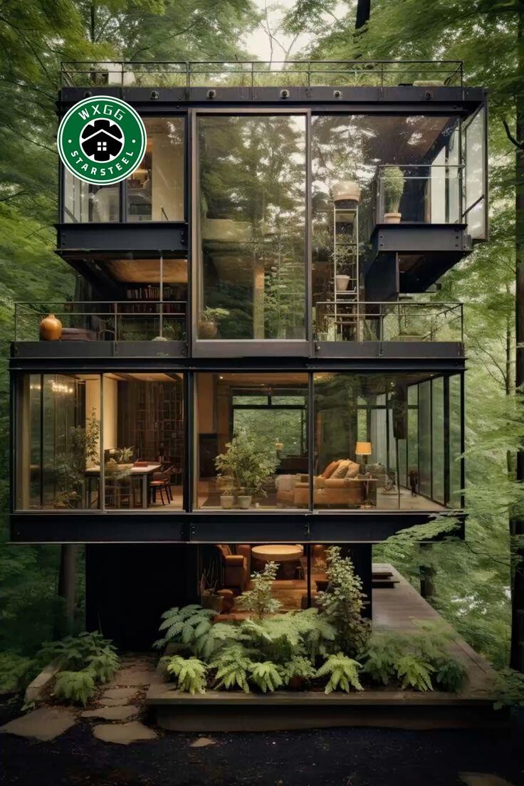 Retrofit high-end container houses