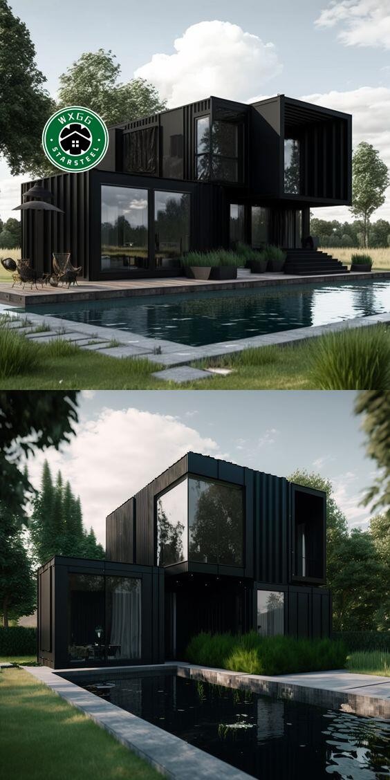Retrofit high-end container houses