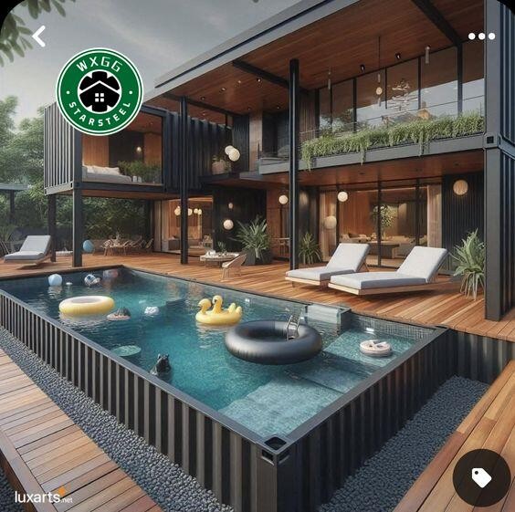 Retrofit high-end container houses