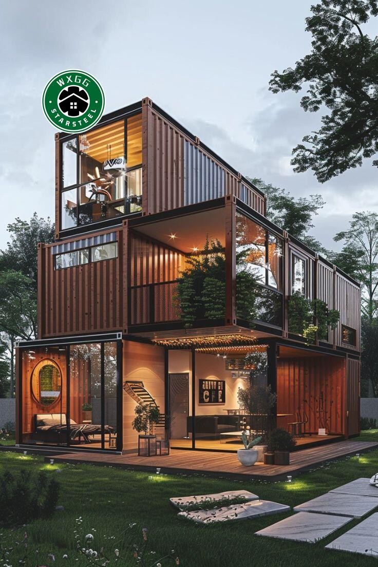 Retrofit high-end container houses