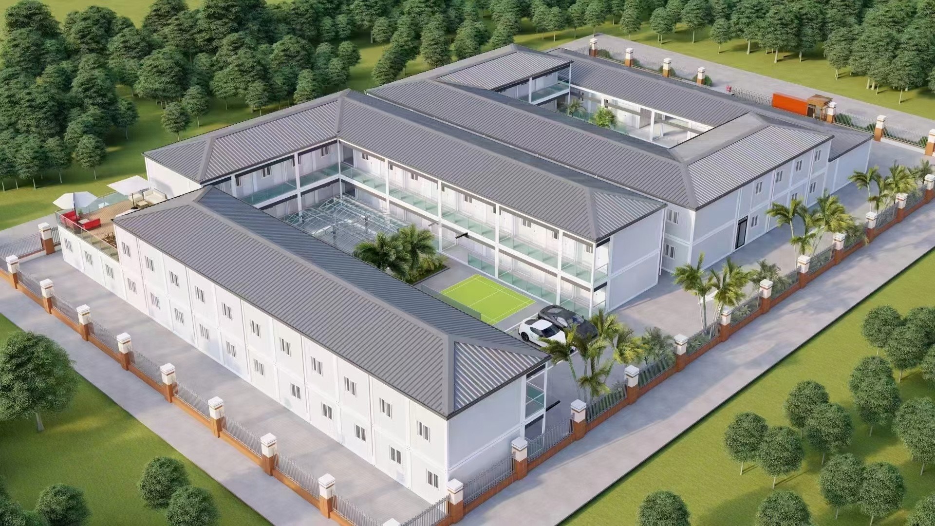 Prefabricated container houses